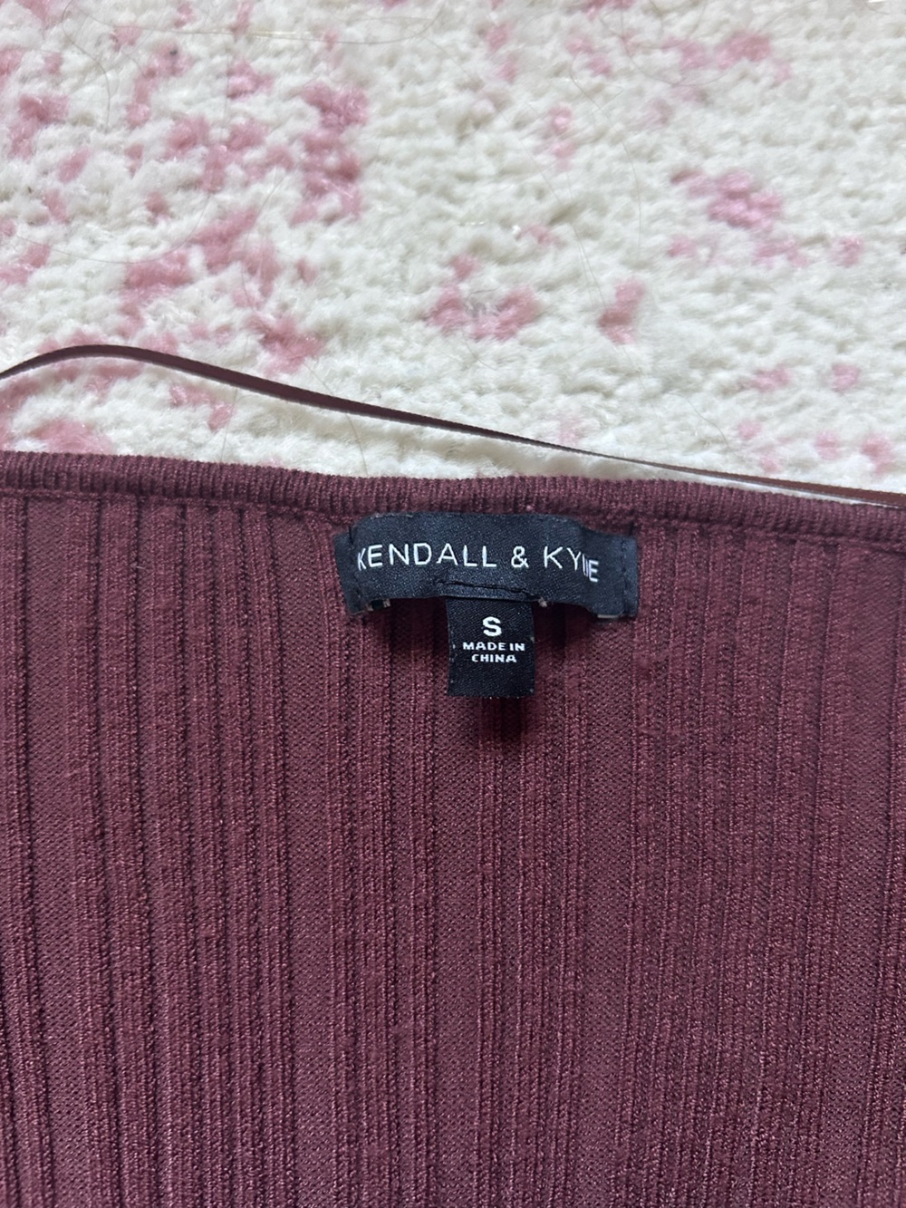 Ribbed Button-Front Top - Picture 2 of 4